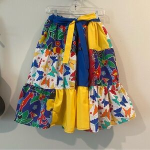 Maximalism Colorful Fun Skirt Sustainable